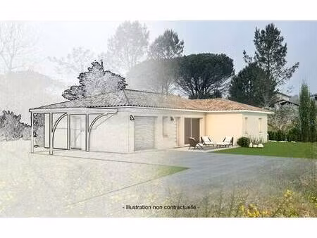 terrain avec maison neuve à vendre