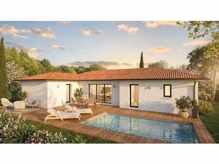 terrain avec maison neuve à vendre