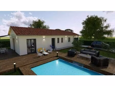 terrain avec maison neuve à vendre