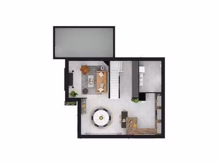 terrain avec maison neuve à vendre