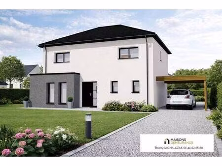 terrain avec maison neuve à vendre