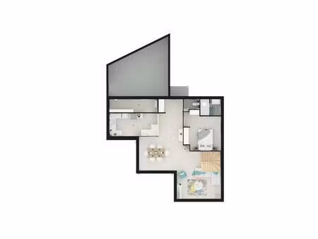 terrain avec maison neuve à vendre