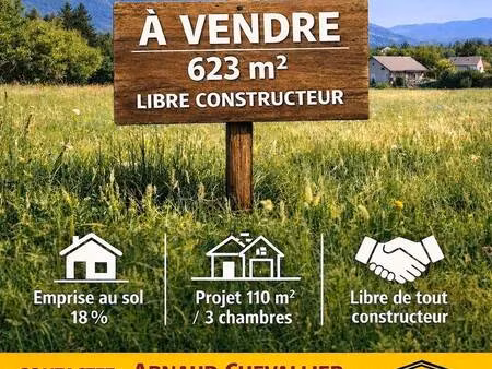terrain constructible à vendre