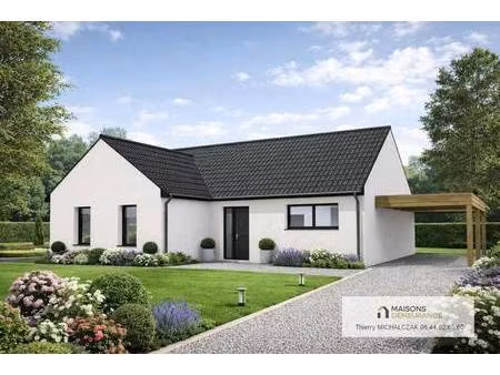 terrain avec maison neuve à vendre