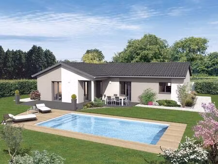 terrain avec maison neuve à vendre