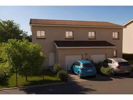 terrain avec maison neuve à vendre