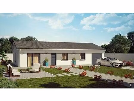 terrain avec maison neuve à vendre