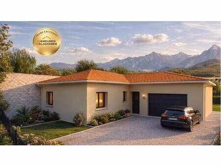 terrain avec maison neuve à vendre