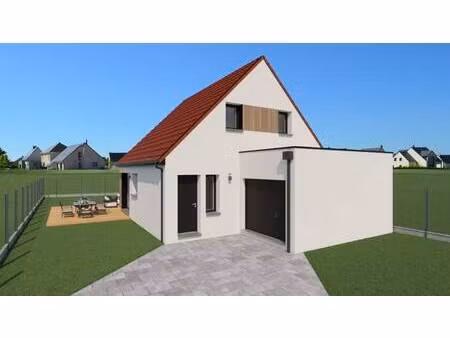 terrain avec maison neuve à vendre