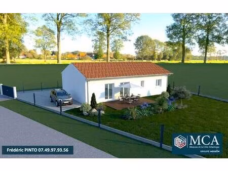 terrain avec maison neuve à vendre