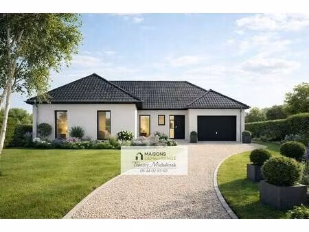 terrain avec maison neuve à vendre