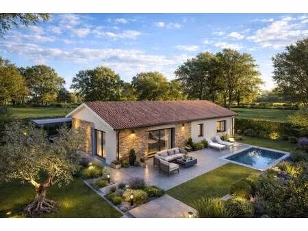 terrain avec maison neuve à vendre