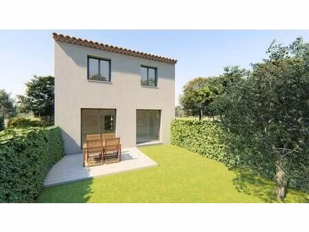 terrain avec maison neuve à vendre