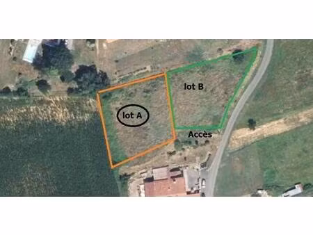 terrain constructible à vendre