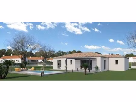 terrain avec maison neuve à vendre