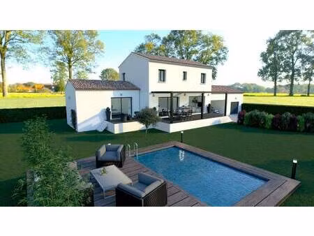 terrain avec maison neuve à vendre