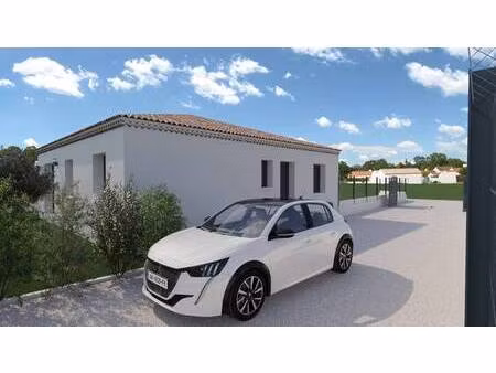 terrain avec maison neuve à vendre