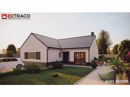 terrain avec maison neuve à vendre