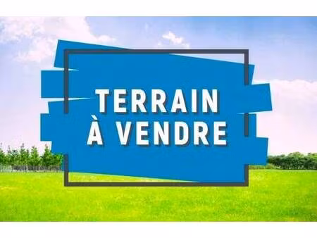 terrain constructible viabilisé à vendre