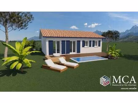 terrain avec maison neuve à vendre