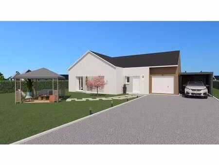 terrain avec maison neuve à vendre