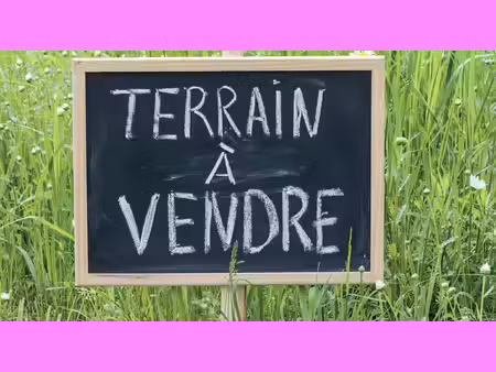 terrain constructible viabilisé à vendre