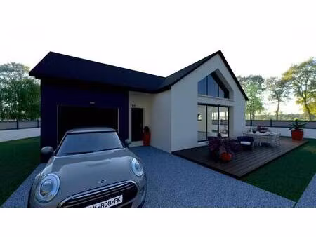 terrain avec maison neuve à vendre