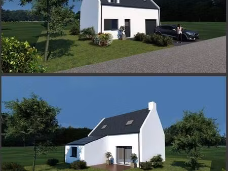 terrain avec maison neuve à vendre