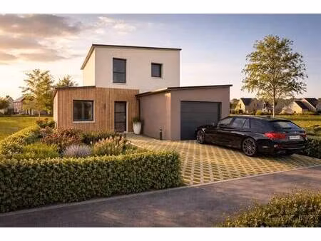 terrain avec maison neuve à vendre