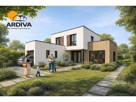 terrain avec maison neuve à vendre