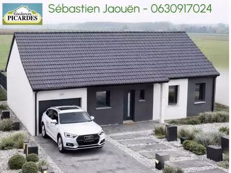 terrain avec maison neuve à vendre