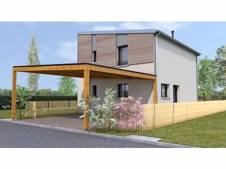 terrain avec maison neuve à vendre