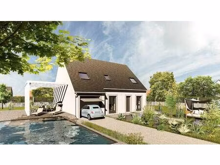 terrain avec maison neuve à vendre