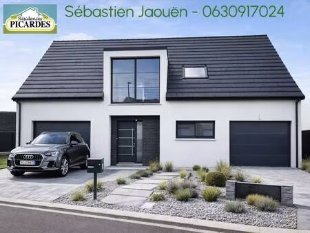 terrain avec maison neuve à vendre