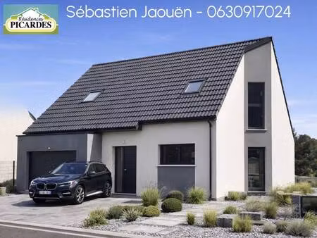 terrain avec maison neuve à vendre