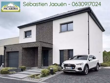 terrain avec maison neuve à vendre