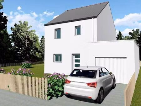 terrain avec maison neuve à vendre