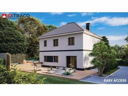 terrain avec maison neuve à vendre