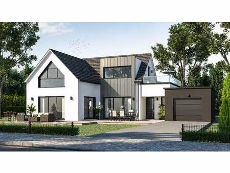terrain avec maison neuve à vendre