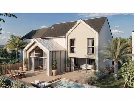 terrain avec maison neuve à vendre