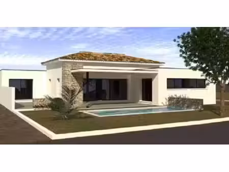 terrain avec maison neuve à vendre