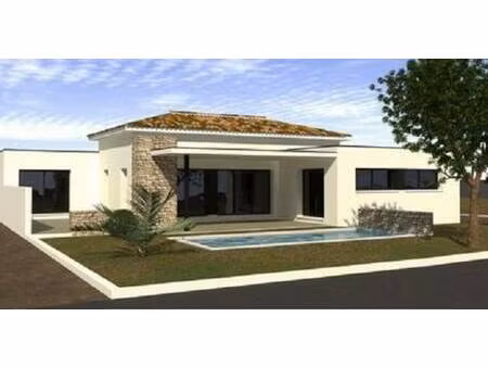 terrain avec maison neuve à vendre