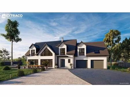 terrain avec maison neuve à vendre