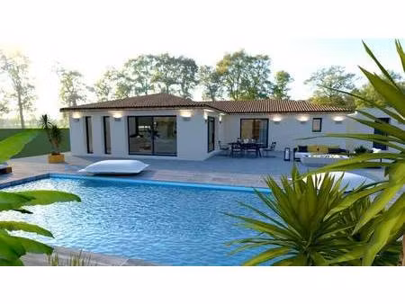 terrain avec maison neuve à vendre