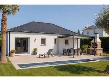 terrain avec maison neuve à vendre