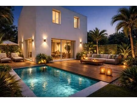 terrain avec maison neuve à vendre