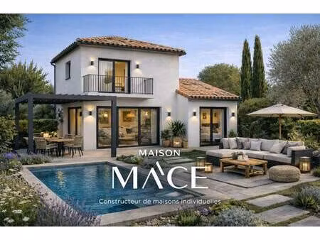 terrain avec maison neuve à vendre