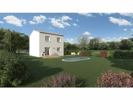 terrain avec maison neuve à vendre