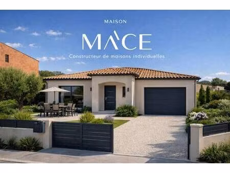 terrain avec maison neuve à vendre