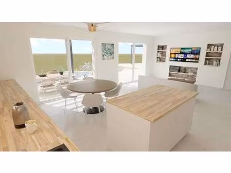 terrain avec maison neuve à vendre